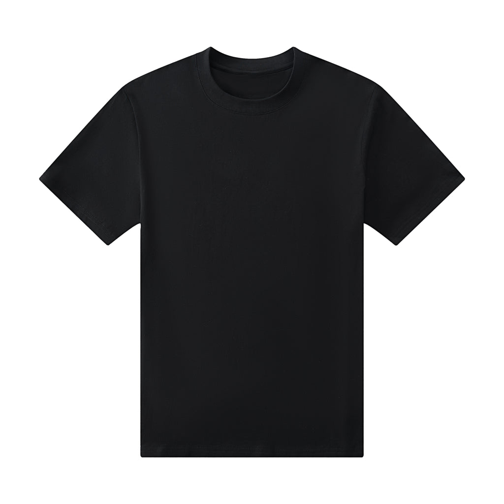 Playera Negra 60% algodón / 40% poliéster / 180g - Ideal para Personalizar o Uso Diario -  Urban Fit