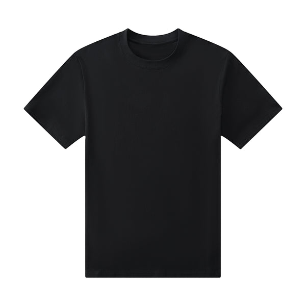 Playera Negra 60% algodón / 40% poliéster / 180g - Ideal para Personalizar o Uso Diario -  Urban Fit