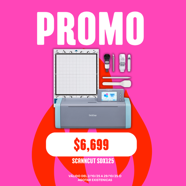 ScanNCut SDX125 + Curso + Envío Gratis