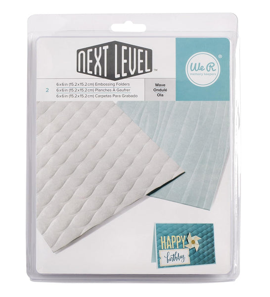 Folder Texturizador Ola 15.2X15.2 cm