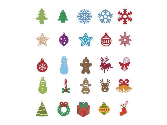Colección de archivos de temática navideña para ScanNCut
