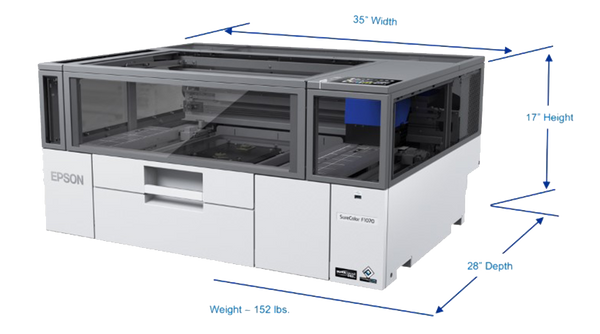 Impresora Epson® SureColor F1070 Hibrida DTG/DTF