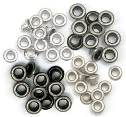 Eyelets & Washers Standard 60,Metálico Brillante