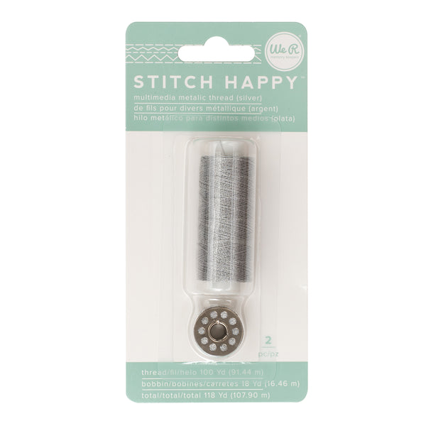 Stitch Happy Metalic Thread Silver