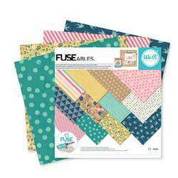 Kit de Hojas Decoradas Para  Fuse 12x12"