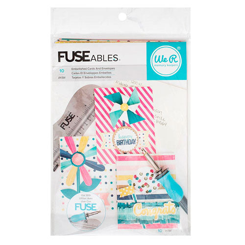 Fuse Embellished Cards and Envelopes
