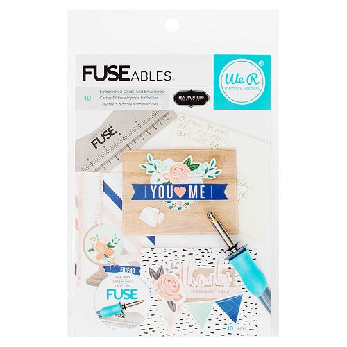 Fuse Embellished Cards and Envelopes