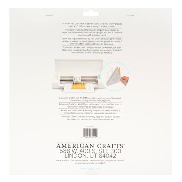 Pack de Foil para Foil Quill 12" x 12" Flamingo