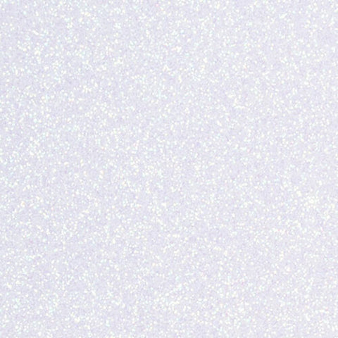 Vinil Textil Glitter Rainbow White 12"