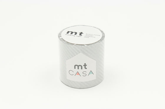 Stripe Silver 50mm Washi Tape