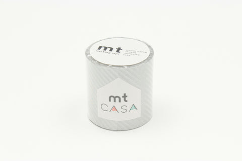 Stripe Silver 50mm Washi Tape