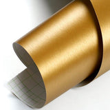 Vinil Autoadherible Cepillado LG Dorado