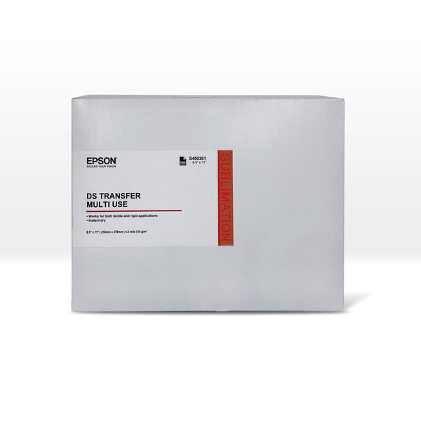 Papel sublimación 8.5" x 11" (100 hojas)