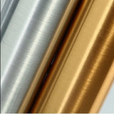 Vinil Autoadherible Cepillado LG Dorado