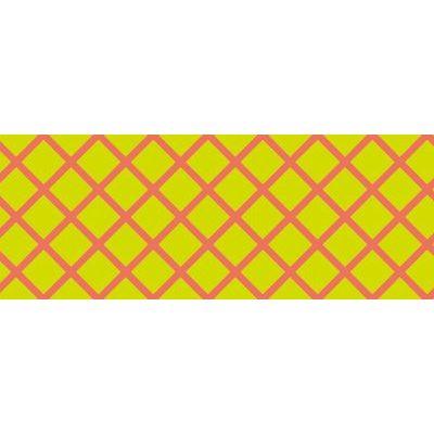 Maste Washi Tape - Naranja/ Rombos Amarillos