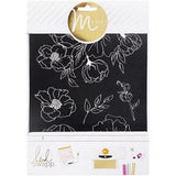 Malla de serigrafía Floral