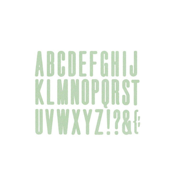 Suajes Alfabeto High Rise