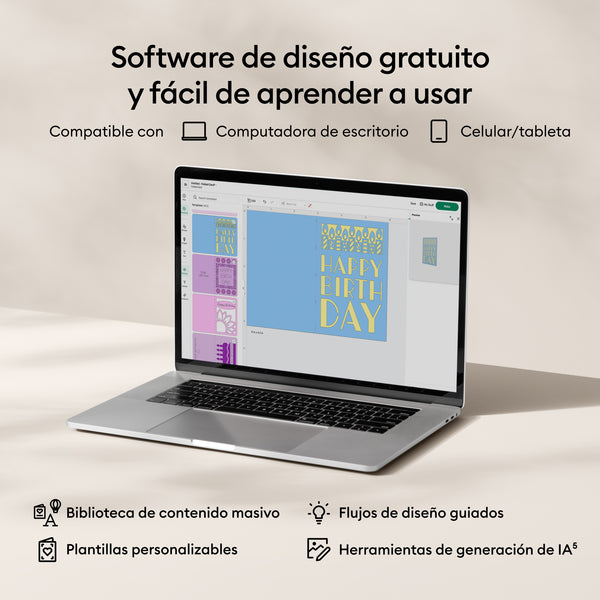 Kit Plotter de Corte Cricut Explore 5 Deluxe Perla