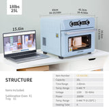 Horno de sublimación Craft Express Elite 25L