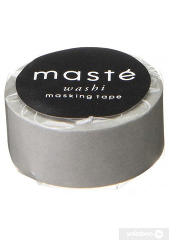 Maste Washi Tape - Gray/Solid