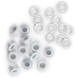 Eyelets & Washers Standard White 30