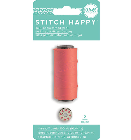 Stitch Happy Thread Rojo