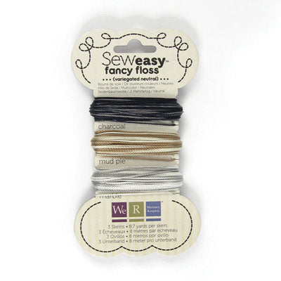 Easy Fancy Floss Variegated Neutrals