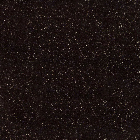 Vinil Textil Glitter Negro 12"