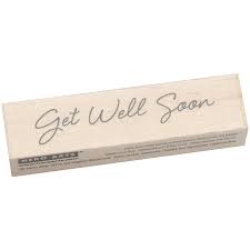 Sellos de Goma - Get Well Soon