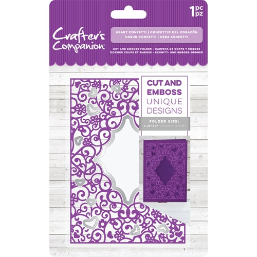 Suaje  y Texturizador Heart Confetti