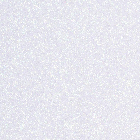 Vinil Textil Glitter Rainbow White 12"