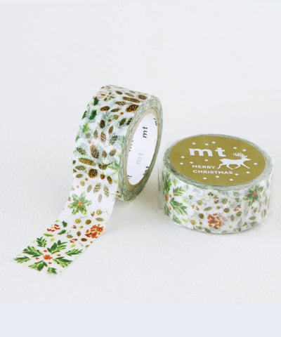 MT Washi Tape - Christmas 2015 Plants Pattern