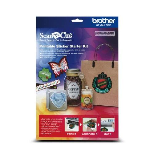 Kit de impresión y laminado para etiquetas ScanNCut