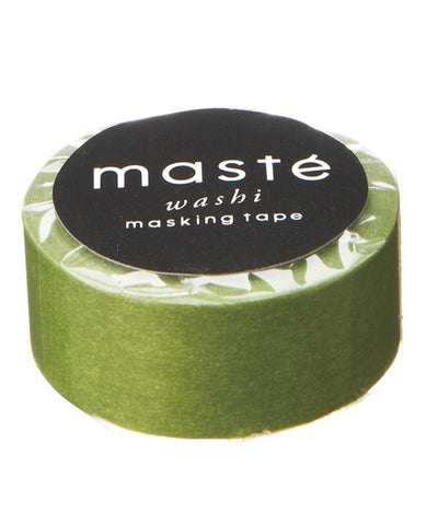 Maste Washi Tape - Olive / Solid