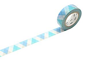 MT Washi Tape Triangle and Diamond Blue