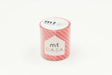 Stripe Red 50mm Washi Tape