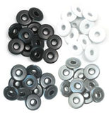 Eyelets & Washers Wide,Gris