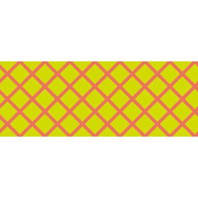 Maste Washi Tape - Naranja/ Rombos Amarillos