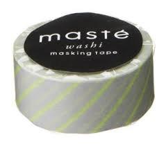 Maste Washi Tape - Neon Yellow