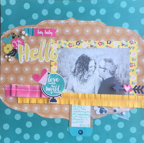 Kit de Hojas Decoradas Para  Fuse 12x12"