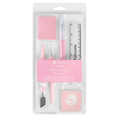 Kit de herramientas rosa Silhouette